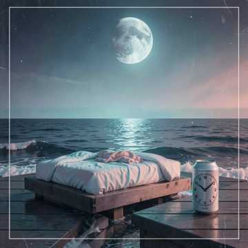 退潮后的单人床