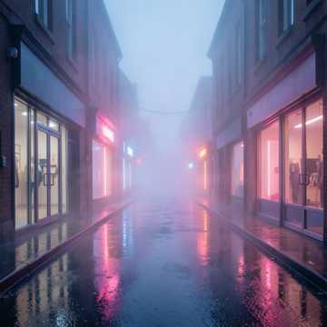 霓虹街的雾