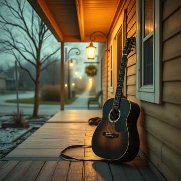 旧吉他照亮街口