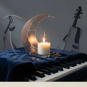 碎在杯沿的月光