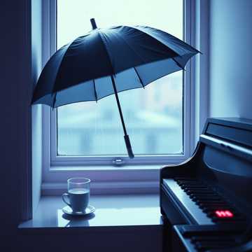 雨声滞留在窗台