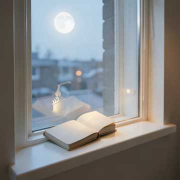 月光失约的窗台