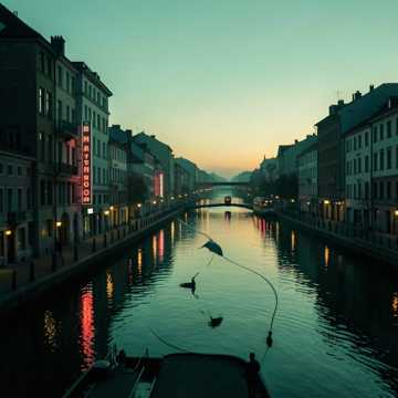 晚风吹过江汉路