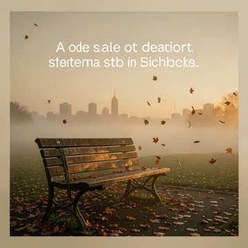 秋风里的空椅子