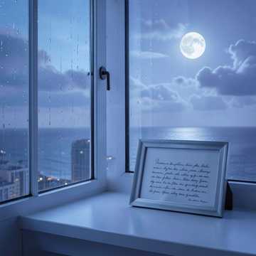 锁住的蓝色窗灯