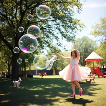 七彩泡泡转圈圈