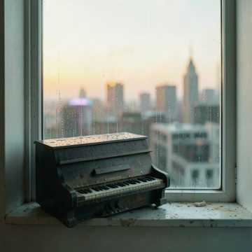 旧琴键  空对白