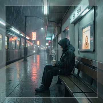 街灯数到第七盏