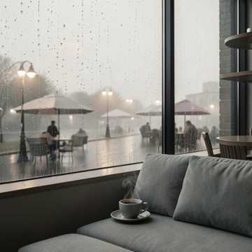 咖啡店的雨