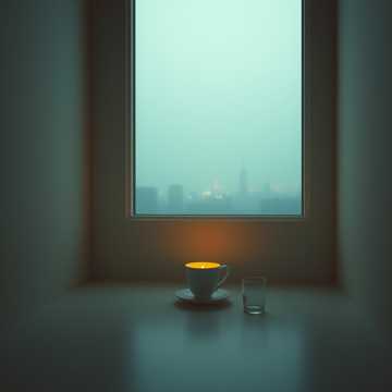 空杯照旧尘