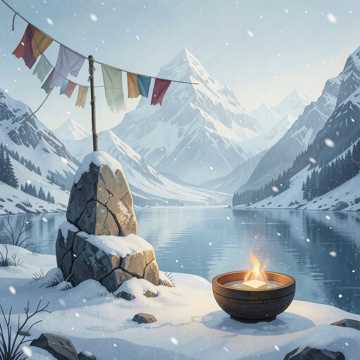 《雪山落下的一滴泪》