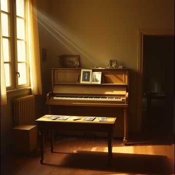 旧照片里的钢琴声