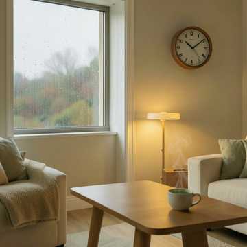 客厅的钟走慢了