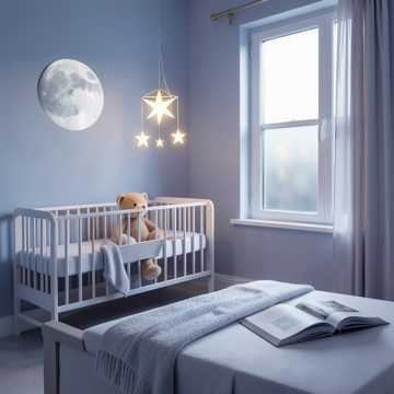 月光爬上小窗台