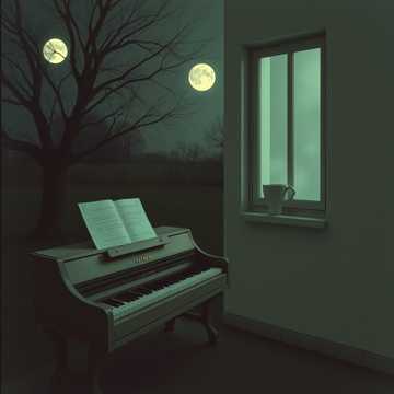 旧琴键上的空座位