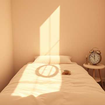 晨光吻过你眉尖