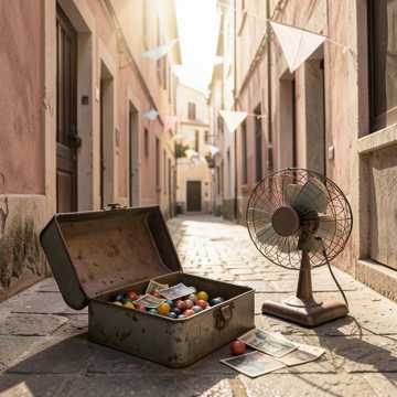 旧铁盒里的弹珠