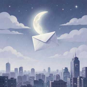 晚风寄信