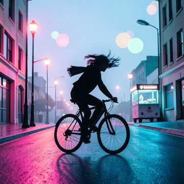 晚风骑车手