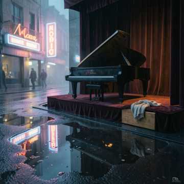 雨天黑键弹不回昨天