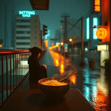 橘子味的清晨与泡面