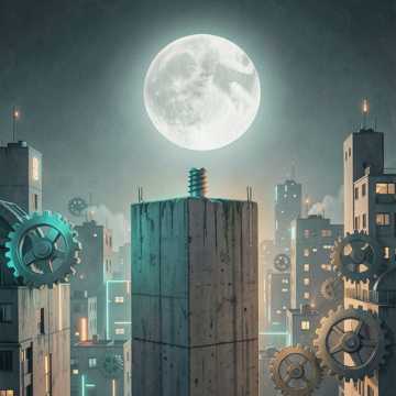 钢筋丛林里数羊