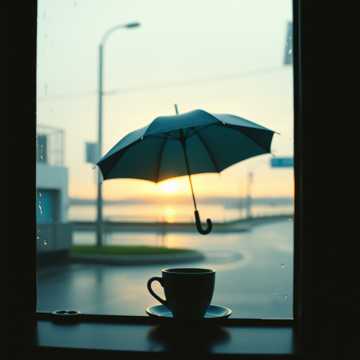 搁浅的下雨天