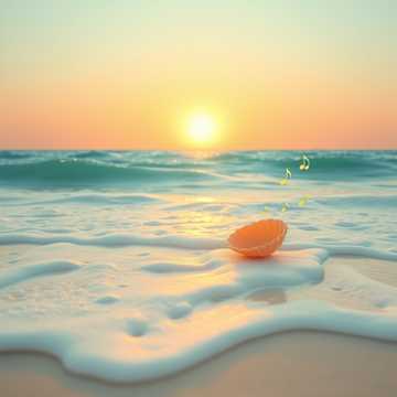 浪花拨弦的午后