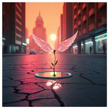 泥泞里长出翅膀