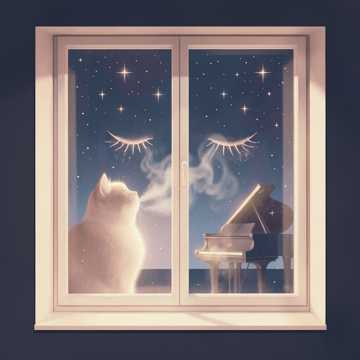 糖霜落在她睫毛上