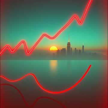 红飘带般线形图