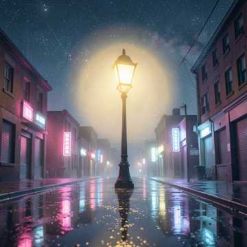 十六级星夜灯盏