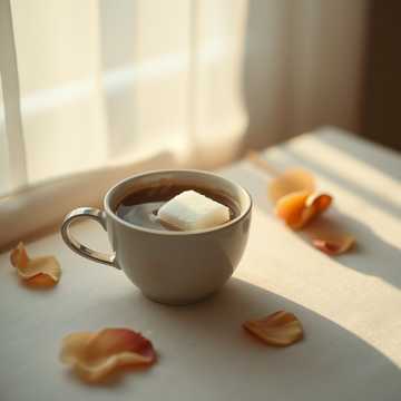 糖溶进咖啡的第八秒