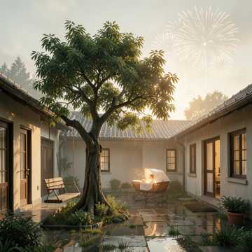 八载烽火 一朝春芽