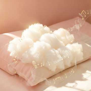 晨光里的棉花糖