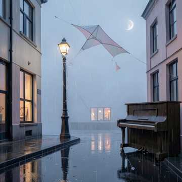 融化在雨天的风筝