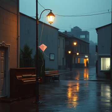 融化在雨天的风筝