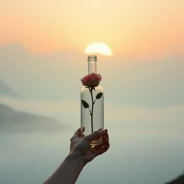 瓶装春风咽下时